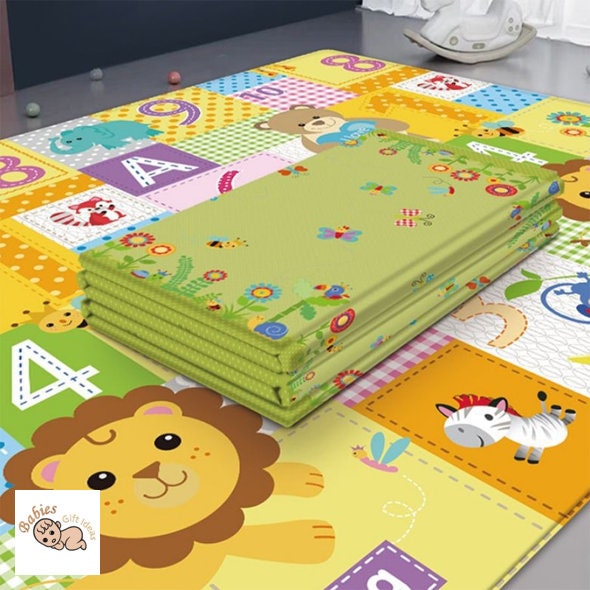 Foldable Baby Play Mat Educational Children Boy Carpet Nursery Tummy time Kid Rug Activities Games Toys Gift Waterproof 180x100cm